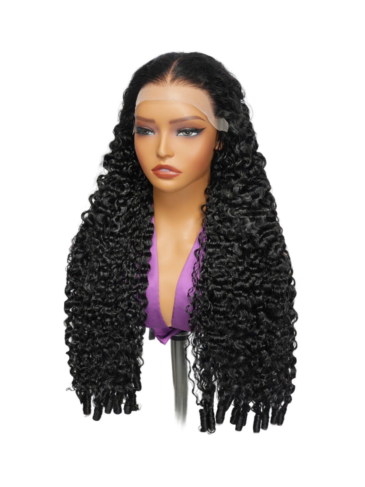 Burmese Deep Curly Wig (Frontal)