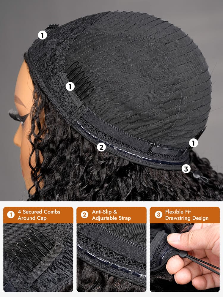 Burmese Deep Curly (Half Wig)